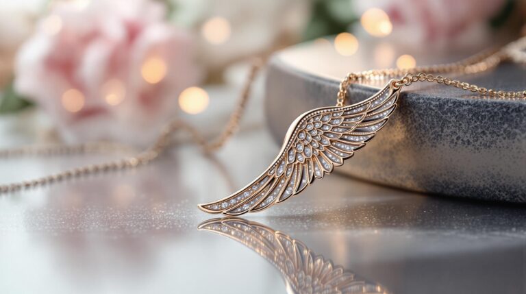 angel wing necklace