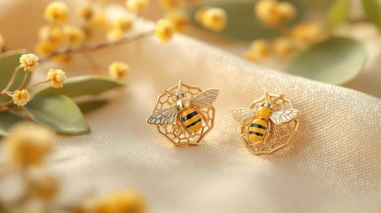 bee earrings