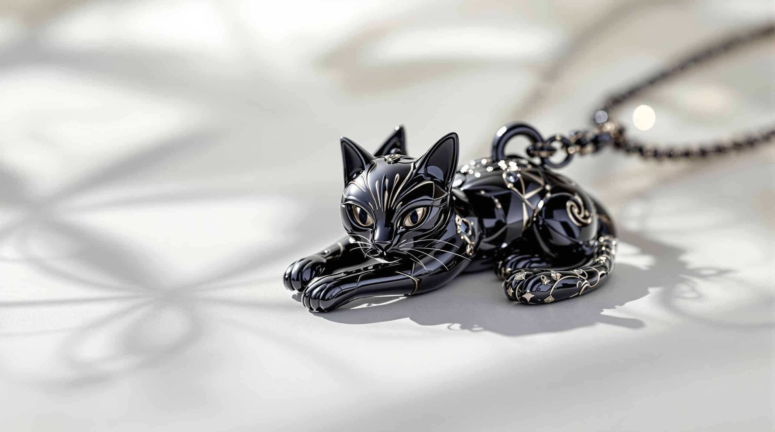 black cat charm