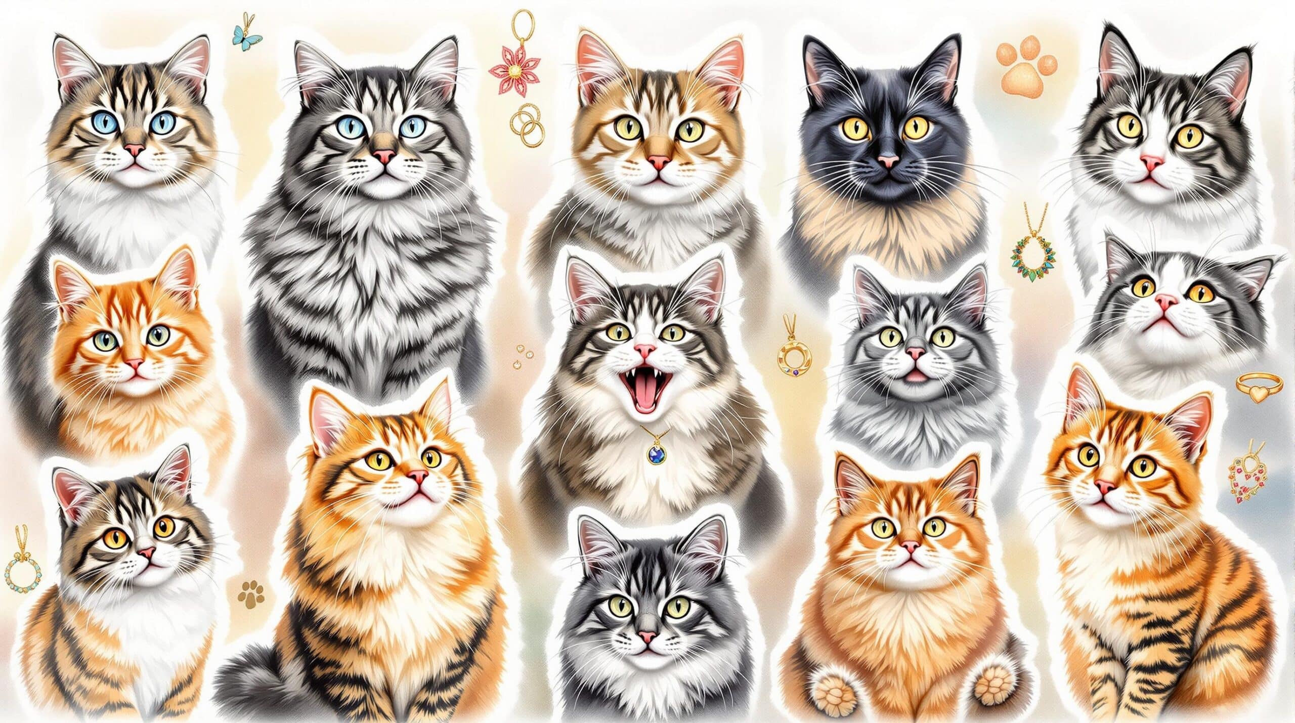 cats illustrated