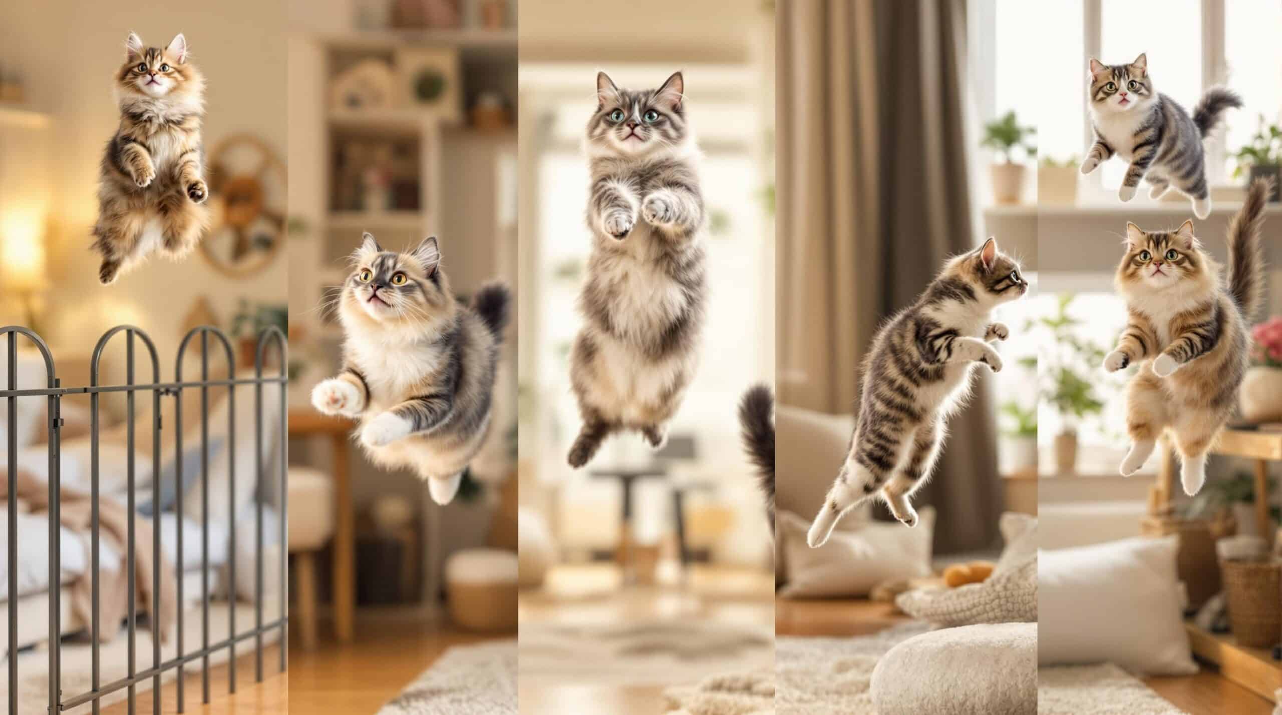 cats jumping