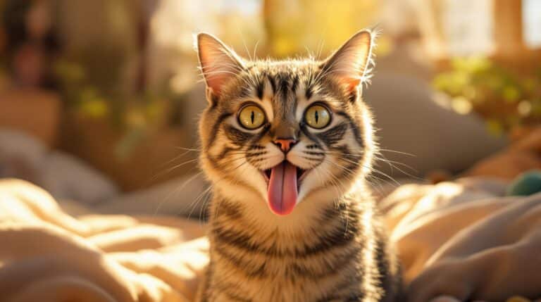 cats panting