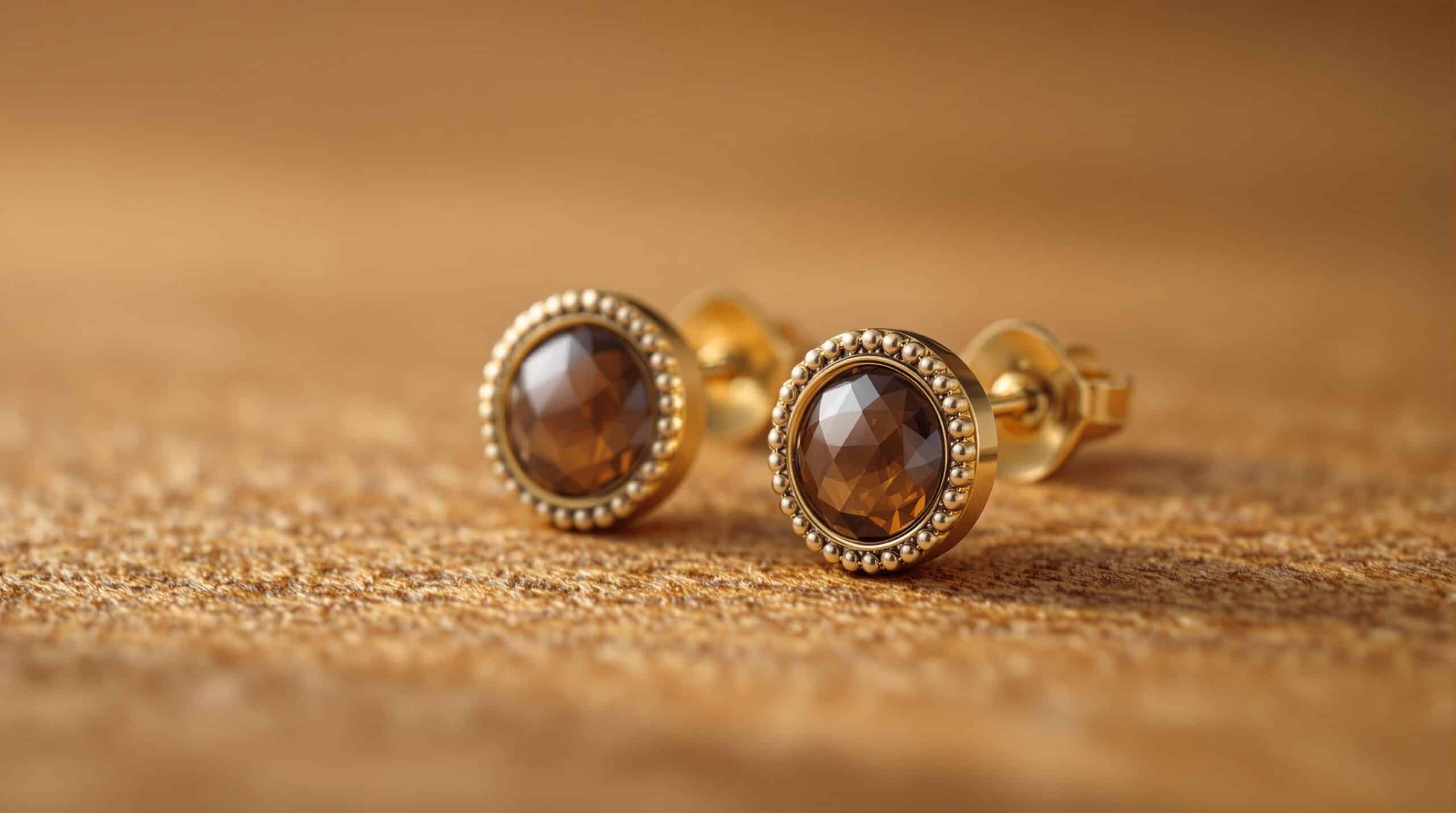 coffee earrings