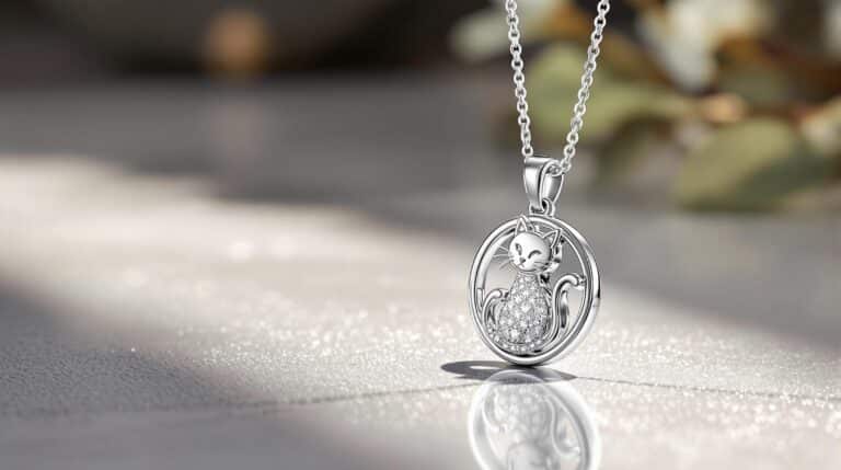 silver pendant necklace