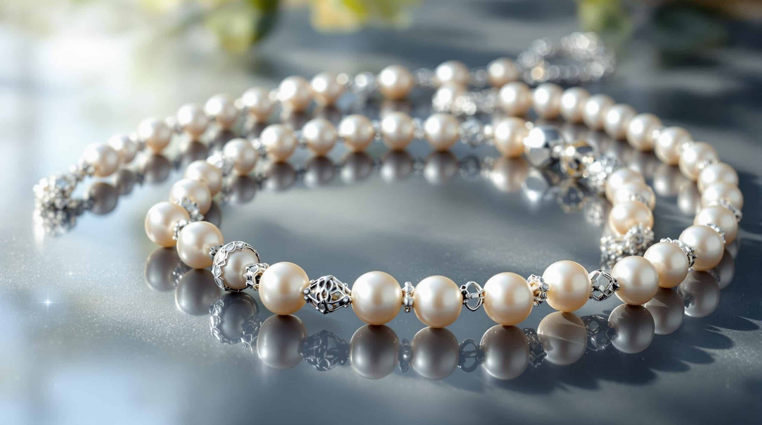 sterling silver and pearl necklace